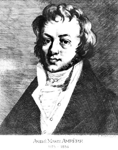 Andre-Marie Ampere francia fizikus és matematikus, 1810 alkotó: Unbekannt