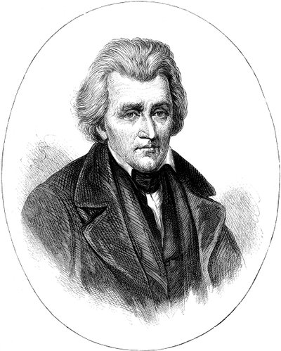 Andrew Jackson, az Egyesült Államok 7. elnöke 1880-ban alkotó: Unbekannt