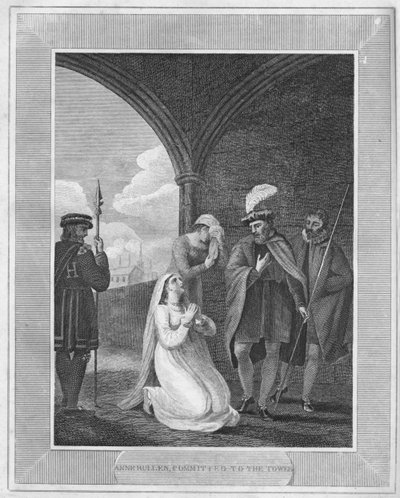 Anne Bullen, Elkötelezett a torony mellett, 1838 alkotó: Unbekannt