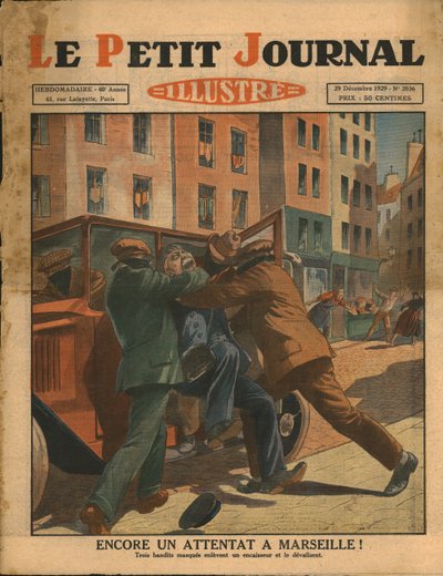 Újabb támadás Marseille-ben!, 1929. alkotó: Unbekannt