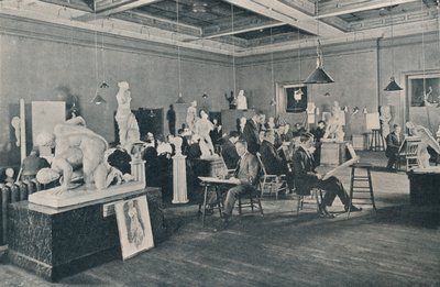Antik és élettanfolyamok az Ontario College of Art-ban, Torontóban, 1913 alkotó: Unbekannt