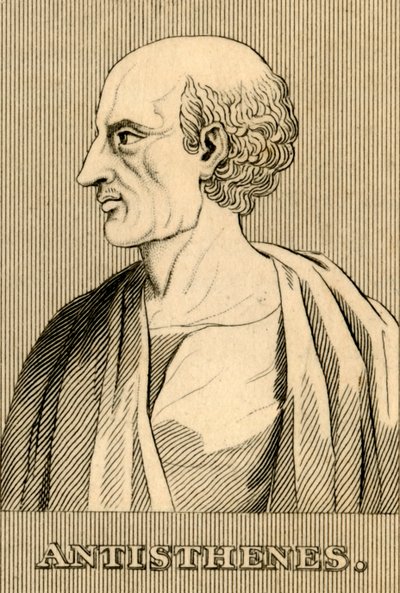 Antiszthenész, Kr.e. 445-365, 1830. alkotó: Unbekannt