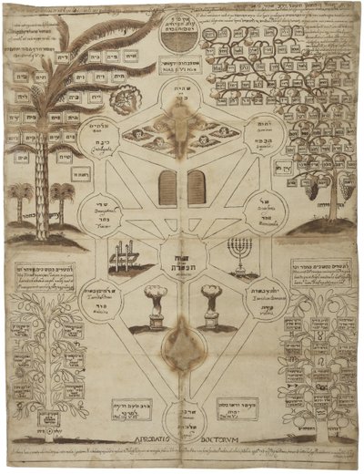 Arbor Cabalistica Kabbalistica Fa, 1625 körül alkotó: Unbekannt