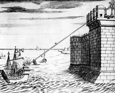 Archimedes égő tükör, Szirakúza ostrománál használt eszköz, Kr.e. 215-212, 1642 alkotó: Unbekannt