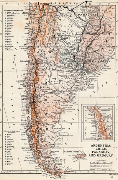Argentína, Chile, Paraguay és Uruguay alkotó: Unbekannt