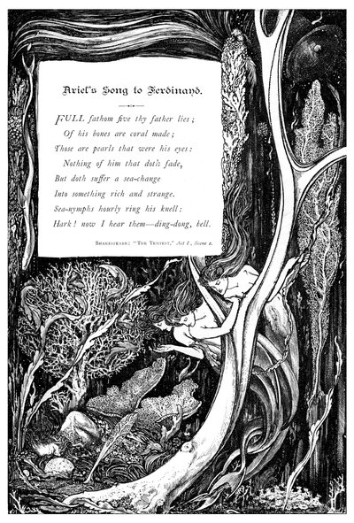 Ariels dal Ferdinándhoz, 1895 alkotó: Unbekannt