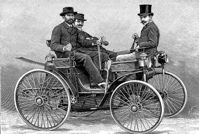 Armand Peugots első motorkocsija, 1890 alkotó: Unbekannt
