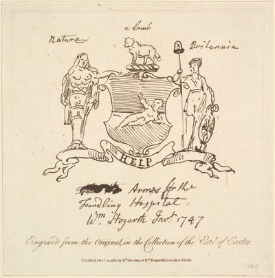 Fegyverek a Foundling Kórház számára, 1781. december 22. alkotó: Unbekannt