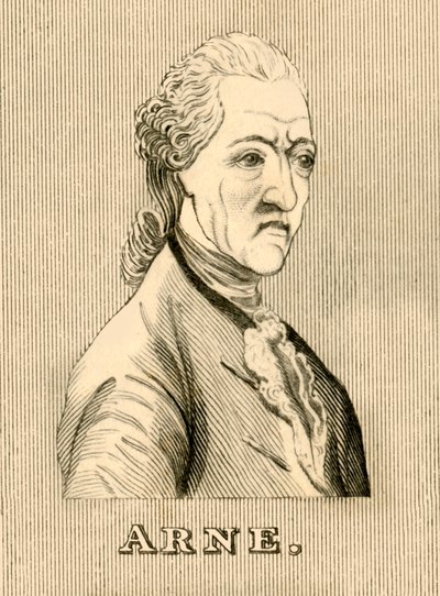 Arne, 1710-1778, 1830. alkotó: Unbekannt
