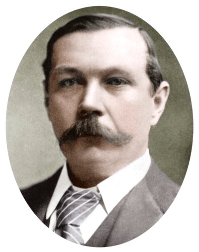 Arthur Conan Doyle skót író, 1900 alkotó: Unbekannt