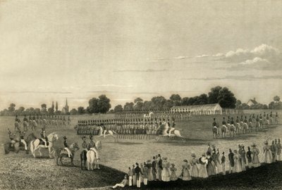A Yeomanry lovasság Arundel és Bramber csapata, 1835. alkotó: Unbekannt