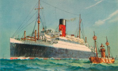 Ascania, Cunard White Star, 1920-as évek alkotó: Unbekannt