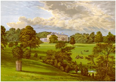 Ashcombe Park, Staffordshire, a Sneyd család otthona, 1880 alkotó: Unbekannt