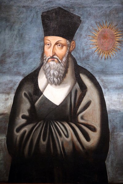 Ázsiai civilizációs múzeum. Kereszténység Ázsiában: Szakrális művészet és vizuális pompa. Matteo Ricci portréja (egy olasz jezsuita, aki élete nagy részét azzal töltötte, hogy a keresztény vallást Kínába hozta). Emmanuele Pereira (Te Wenhui alkotó: Unbekannt