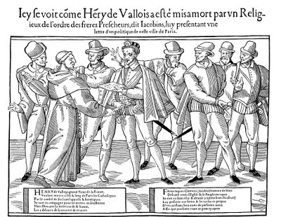 Henrik francia király meggyilkolása, 1589 1589-1590 alkotó: Unbekannt