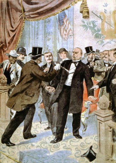 William McKinley, az USA 25. elnökének meggyilkolása, 1901 alkotó: Unbekannt