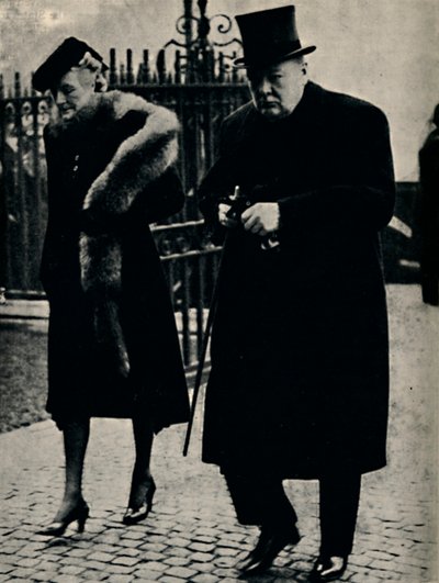 A Duke of Connaughts temetésén, 1942 januárjában, 1945. alkotó: Unbekannt