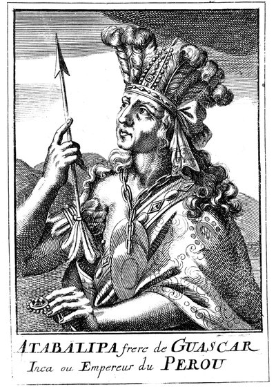 Atahualpa d1553, Peru utolsó inka császára, 1686 alkotó: Unbekannt