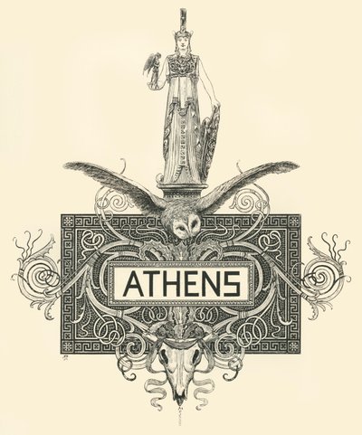 Athén, 19. század vége – 20. század eleje. alkotó: Unbekannt