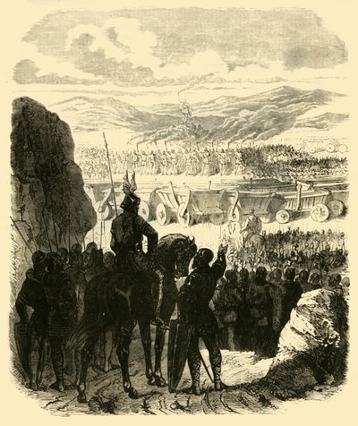 Attila a máglyán, Aetius általi veresége után, i.sz. 453, 1890. alkotó: Unbekannt
