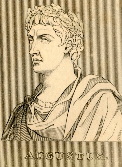 Augustus, Kr.e. 63 – Kr.u. 14, 1830. alkotó: Unbekannt