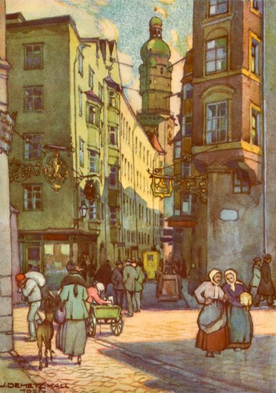 Der Altstadtból, The Old Town, 1929. alkotó: Unbekannt