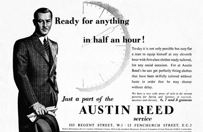 Austin Reed – Fél óra alatt mindenre készen áll, 1937 alkotó: Unbekannt