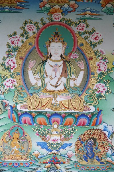 Avalokiteshwara, Buddha Aa Compassion, Kathamandu, Nepál alkotó: Unbekannt
