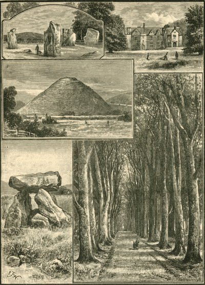 Avebury. Littlecote. Silbury. Devils Den. Grand Avenue, 1898. alkotó: Unbekannt