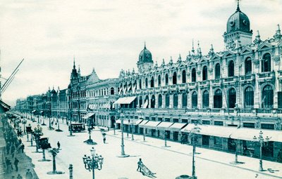 Avenida Central, Rio de Janeiro, Brazília, 1900-as évek alkotó: Unbekannt