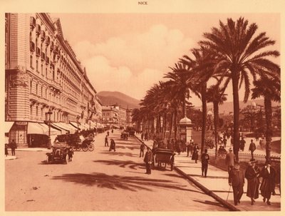 Avenue of Verdun, Nizza, 1930. alkotó: Unbekannt