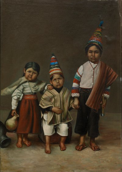 Aymara Children, kb. 1890-1892. alkotó: Unbekannt