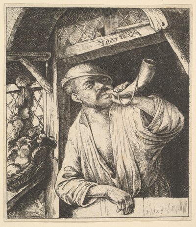 Baker Fúj kürt, 1610-85. alkotó: Unbekannt