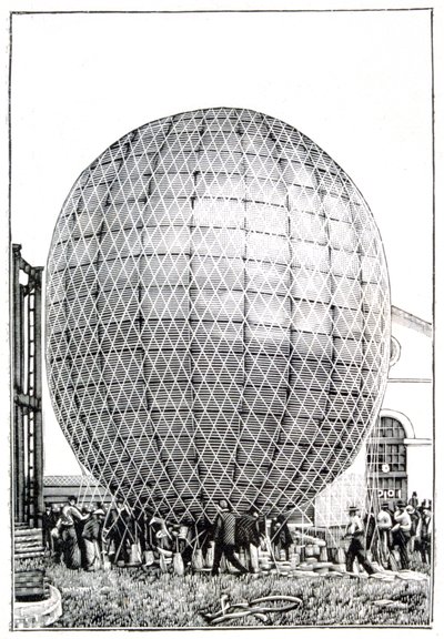 Léggömb, 1888 alkotó: Unbekannt