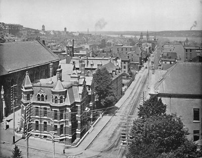 Barrington Street, Halifax, Nova Scotia, 1897. alkotó: Unbekannt