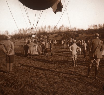 Gátlégballon kosár, c1914-c1918 alkotó: Unbekannt