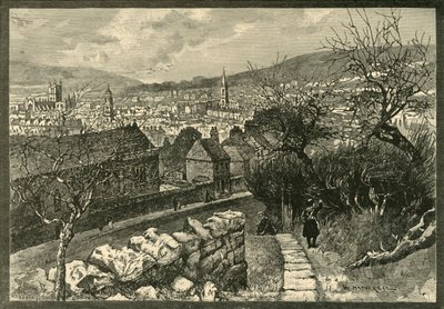 Bath, a Beechen-szikláról, 1898. alkotó: Unbekannt