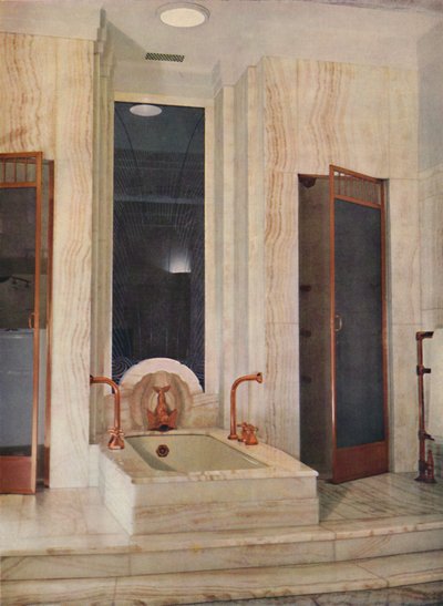 Fürdőszoba, F. D. Blake, W. N. Froy & Sons, 1939 alkotó: Unbekannt