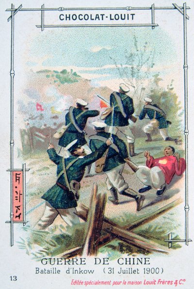 Csata Inkownál, Kínában, boxerlázadás, 1900. július 31 alkotó: Unbekannt