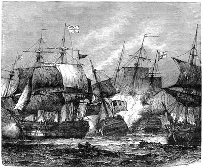 Abukir-öböli csata, 1798. augusztus 1., 1898 alkotó: Unbekannt