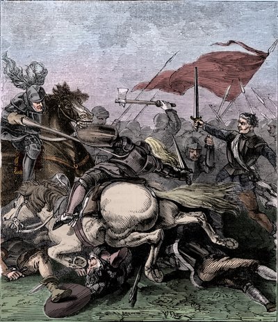 Battle of Flodden, 1513, c1910 alkotó: Unbekannt