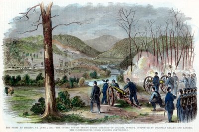 Philippi csata, Nyugat-Virginia, amerikai polgárháború, 1861. június 3 alkotó: Unbekannt