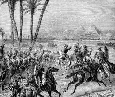 Piramiscsata, 1798. július 21. 1882-1884 alkotó: Unbekannt