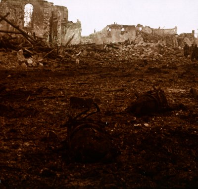 Battlefield, Aisne, Franciaország, 1914-c1918 alkotó: Unbekannt