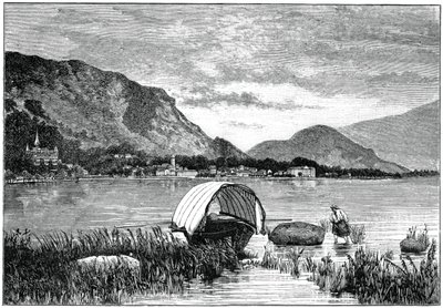 Baveno, a Maggiore-tó partján, Észak-Olaszországban, 1900 alkotó: Unbekannt