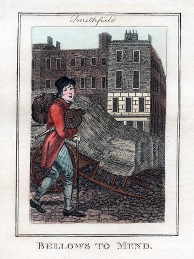 Bellows to Mend, Smithfield, London, 1805 alkotó: Unbekannt
