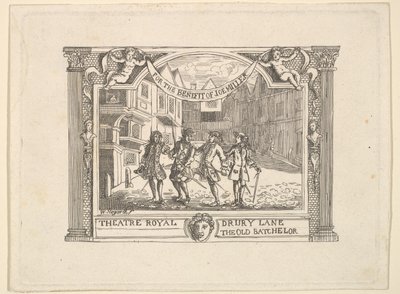 Jótékonysági jegy Joe Miller számára, 1790-es évek. alkotó: Unbekannt
