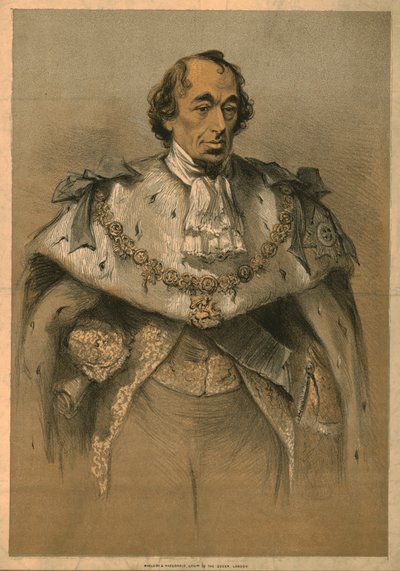 Benjamin Disraeli, 1870. alkotó: Unbekannt