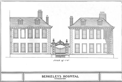 Berkeleys Hospital, Worcester, Worcestershire, 1924 alkotó: Unbekannt