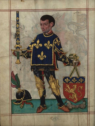 Bertrand du Guesclin Livro do Ameiro-Morból, 1509 alkotó: Unbekannt